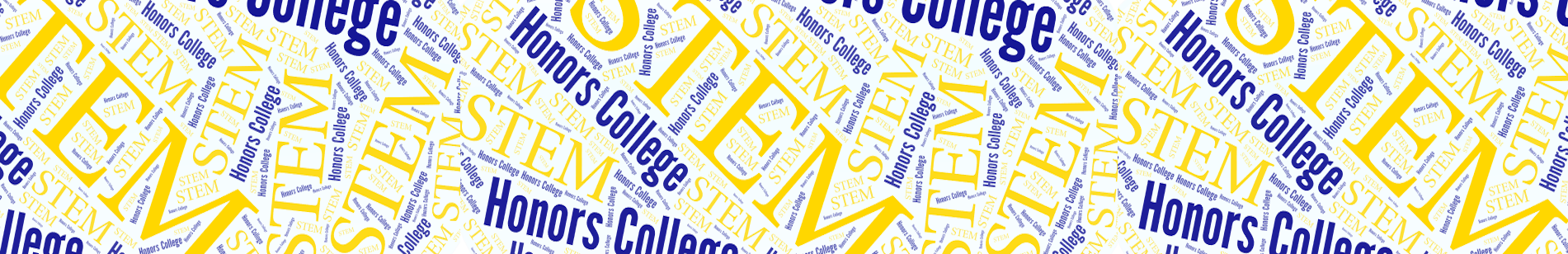 Word Art: STEM, Honors College